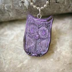 Folkart Owl Polymer Clay P..
